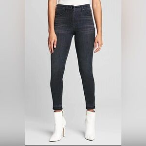 Blanknyc the bond mid-rise skinny jeans in my space black nwt Sz 16W